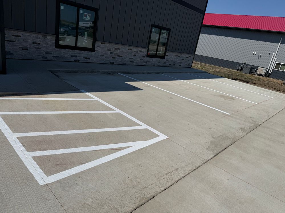 All Photos for Midwest Line Striping LLC in Spirit Lake, IA