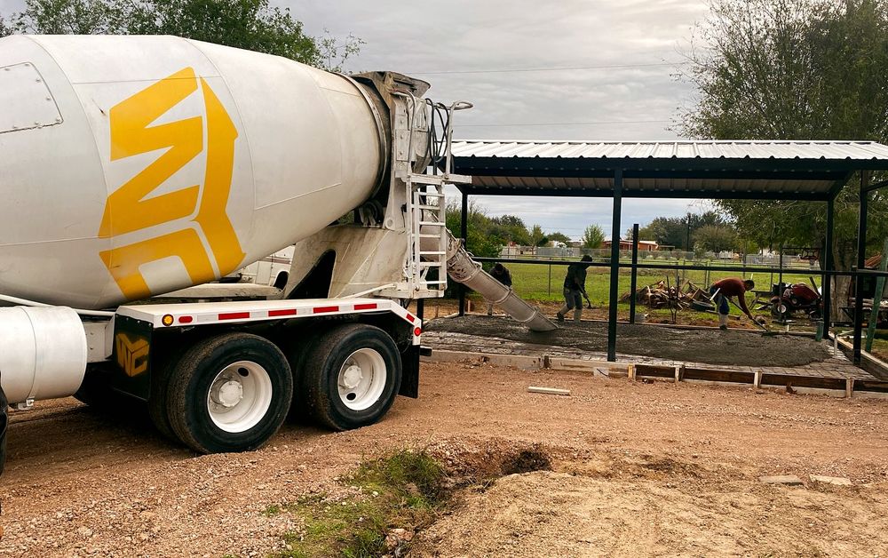 experience seamless delivery with our concrete company. We ensure timely and efficient service right to your doorstep while maintaining the highest quality standards for all your home construction needs. for Valley Wide Concrete, LLC in Mission, TX