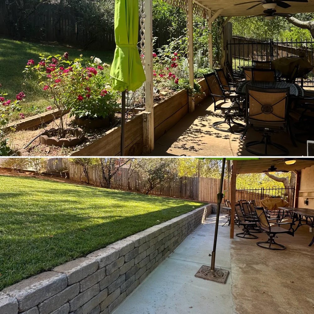 “Before & After” for Diamond Landscape & Hardscape in Diamond Springs, CA