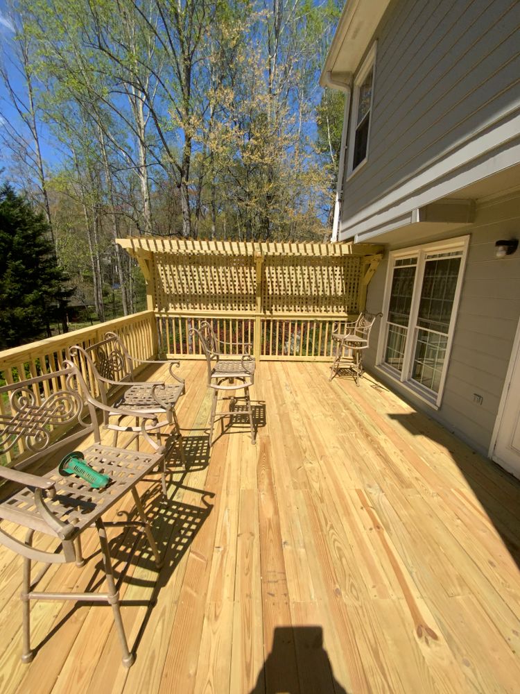 Decking work for Compadres Concrete in Griffin, GA