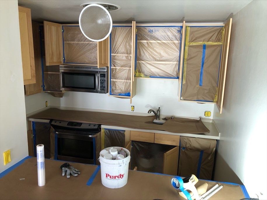 Kitchen & Bathroom Cabinet Refinishing for Clean Finish Painting in San Carlos, CA