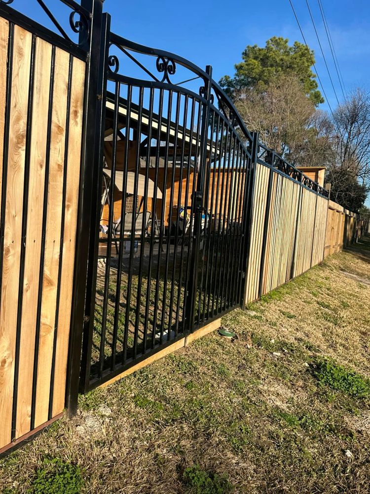 Our Gate Installation and Repair service ensures secure, durable, and aesthetically pleasing gates tailored to your property needs. Trust our skilled professionals for quality craftsmanship and reliable solutions for enhanced curb appeal. for Fenceline Systems in Channelview, TX