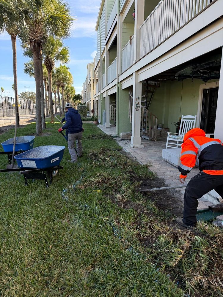 Fall Clean Up for AGT Landscape & Design LLC. in Saint Petersburg, FL