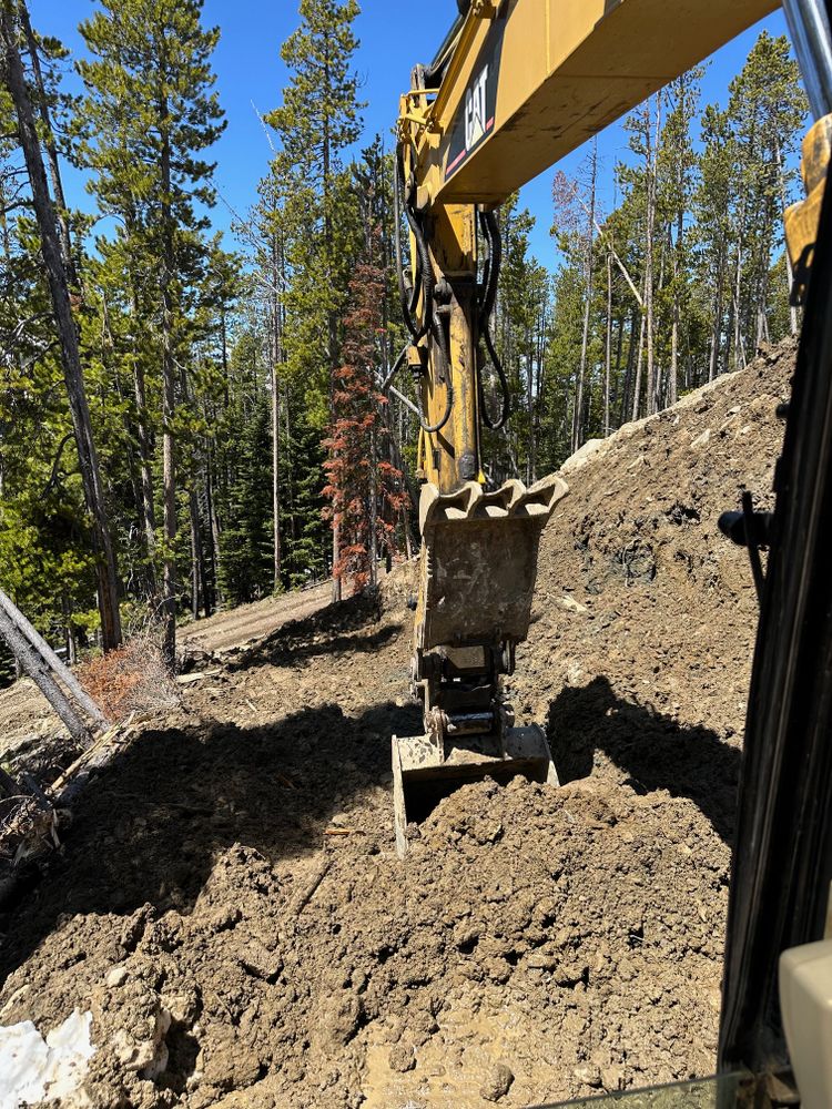 Dirt Work for R&H Homes in Bozeman, MT