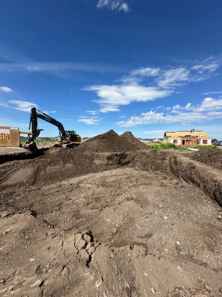 Dirt Work for R&H Homes in Bozeman, MT