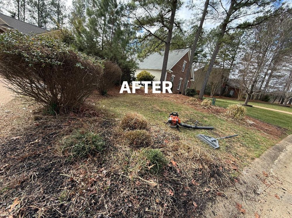 Our fall and spring clean up service revitalizes your landscape by removing debris, trimming plants, and preparing your yard for the upcoming season to ensure a pristine outdoor environment year-round. for J Clark Landscaping in Charles City, VA