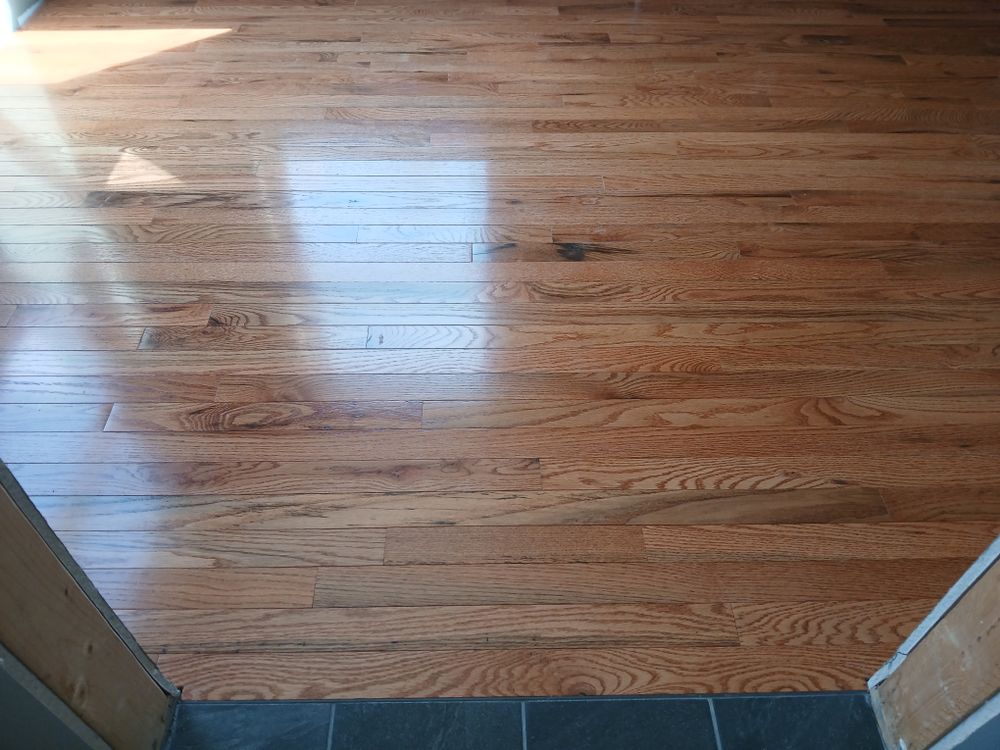Our expert hardwood floor installation service ensures precision and quality, transforming your home with durable, stunning hardwood floors that enhance aesthetic appeal while providing long-lasting value and comfort. for Watson Tile & Floor LLC in Windham, ME