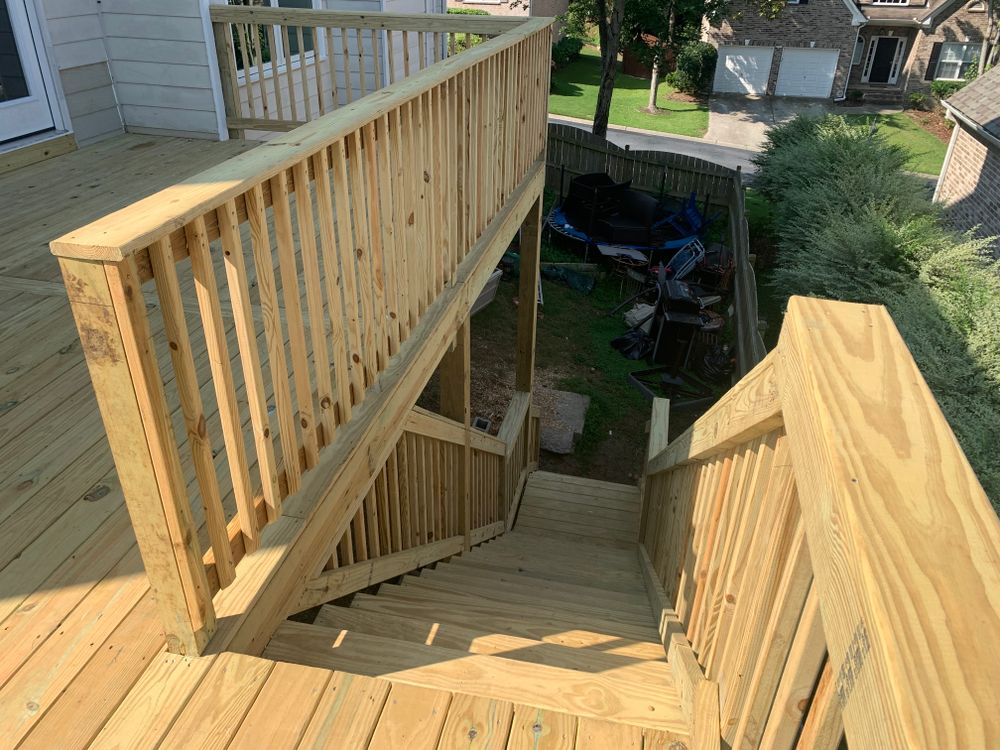 Decking work for Compadres Concrete in Griffin, GA