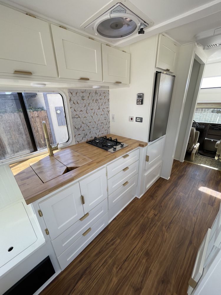 1987 Chevy Winnebago Class C for Mauka to Makai RV Renovations in Los Angeles, CA
