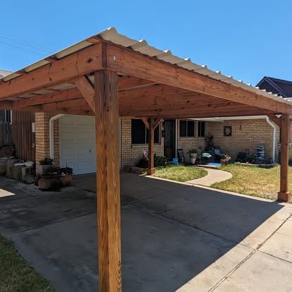 Enhance your outdoor living with our expert patio design & construction services, creating beautifully crafted covered patios that provide comfort, style, and functionality for year-round enjoyment in your backyard oasis. for Sparkling City Outdoor Designs in Corpus Christi, TX