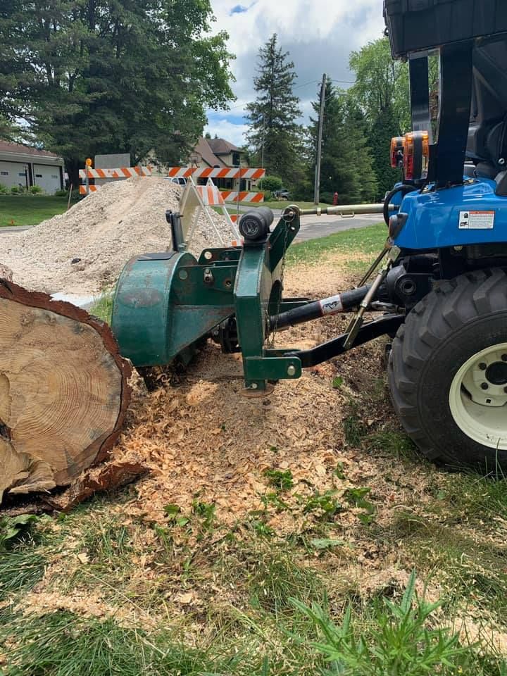 Land Clearing for Nate’s Tractor Service in Cascade, WI