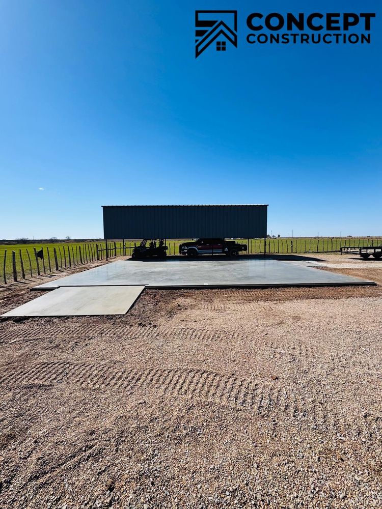 Concrete for Concept Construction in Vernon, TX