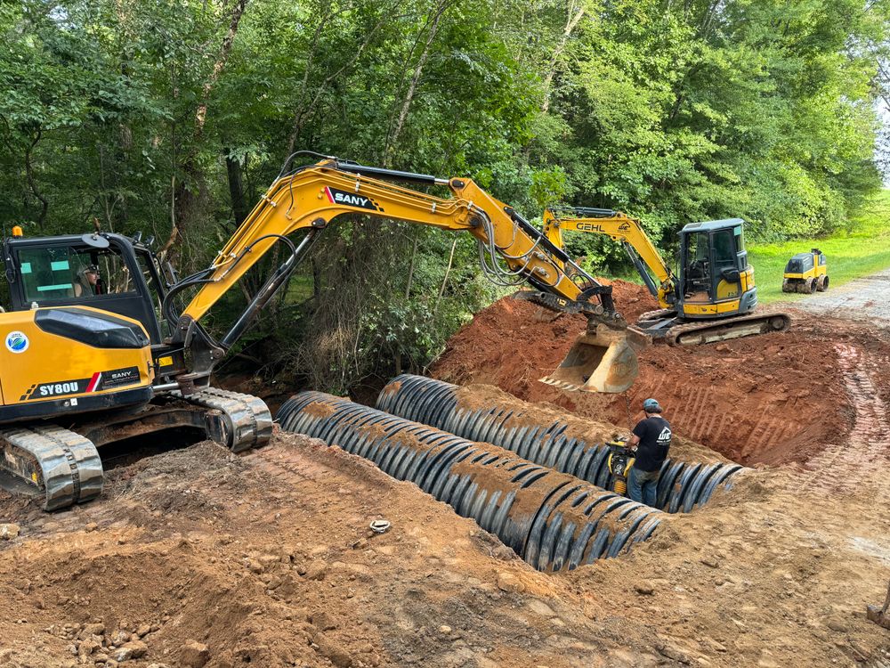 Storm Drain and Culverts for Williams Excavating in Statesville, NC