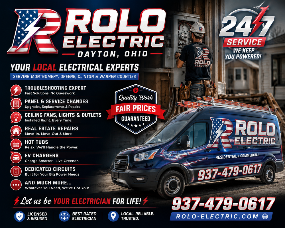 Electrical Installations for Rolo Electric in Moraine, OH
