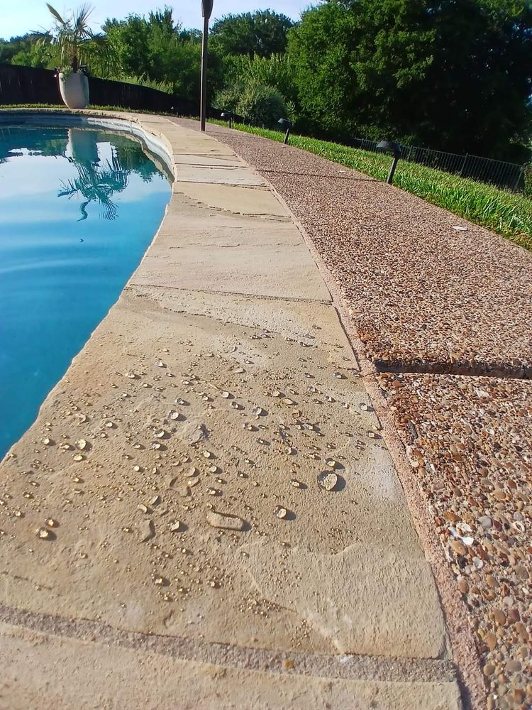 Protect your investment with our Stone Sealing service, enhancing durability and appearance. Our expert application guards against stains, moisture, and wear, ensuring long-lasting beauty for your stone surfaces. for Fox Ridge Pools in Garland, TX