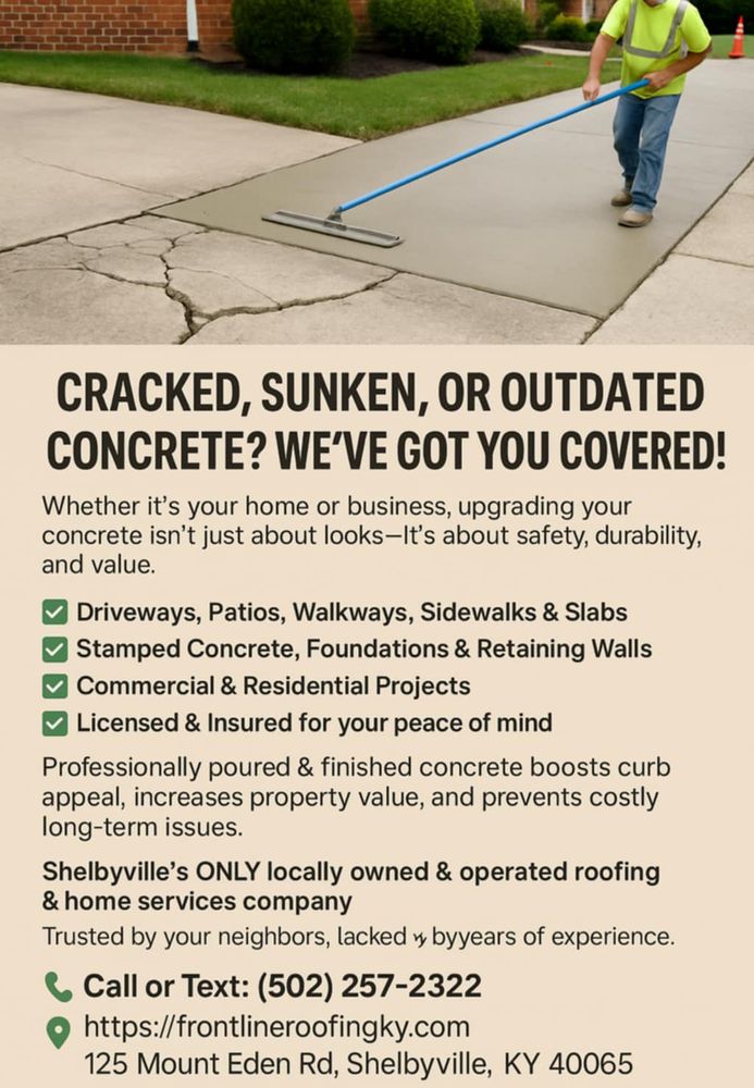 All Photos for Frontline Roofing & Home Services in Shelbyville, KY