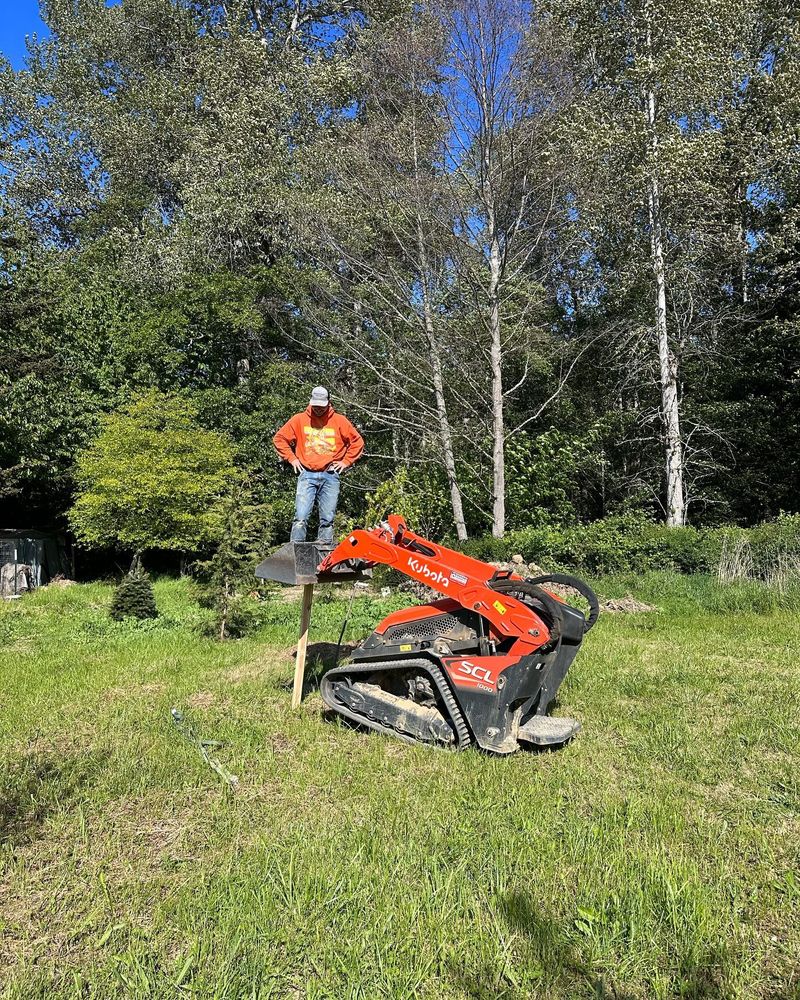 Excavating for Alpine Earthworks in Sequim, WA