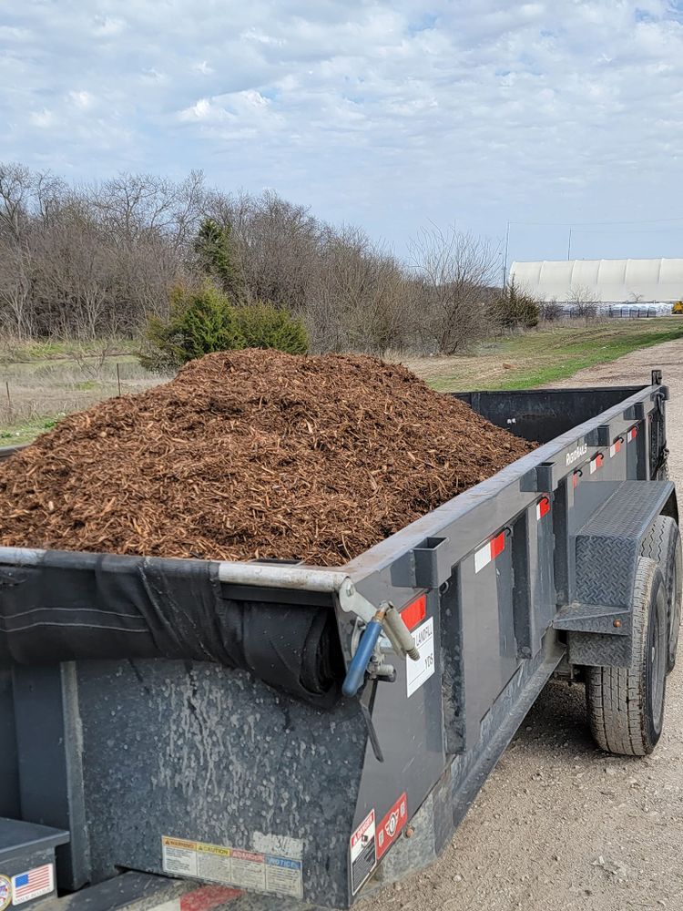 Enhance your landscape with our professional mulch installation service, which enriches soil health, conserves moisture, and improves garden aesthetics. Trust us for an efficient and tidy transformation of your outdoor space. for RACSO RDZ LLC in McKinney, TX