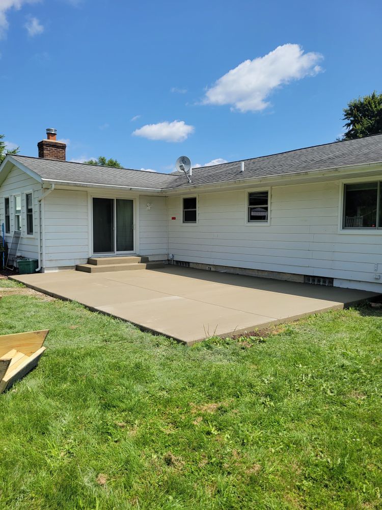 Our Stair Design & Installation service provides customized, durable, and aesthetically pleasing concrete stair solutions that enhance your home's style while ensuring safety and functionality for daily use. for Bear Concrete & Outdoor Services in Auburn Hills, MI