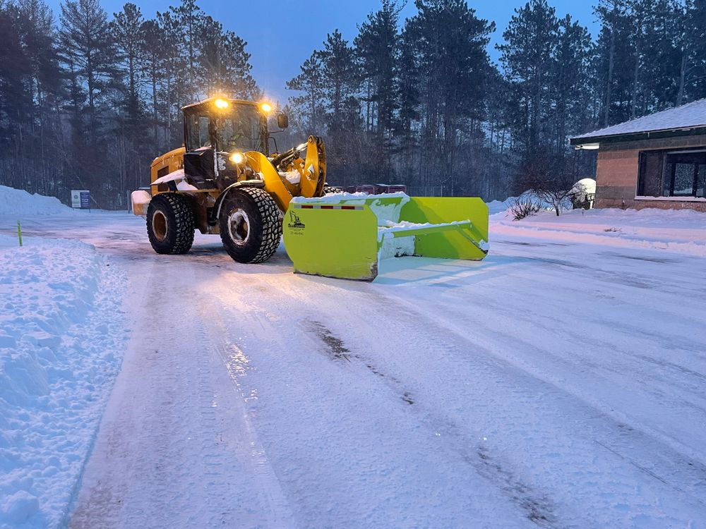 Our professional snow plowing and deicing service ensures your driveway and walkways are cleared efficiently and safely, allowing you to enjoy an stress-free winter season without worrying about ice or snow buildup. Commercial or Residential services for NC Dirt Works in Kingsley, MI