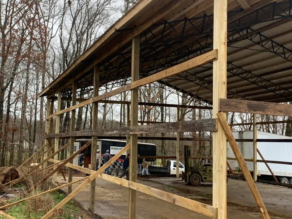 Excavating for Brannon's Construction in Riceville,,  TN