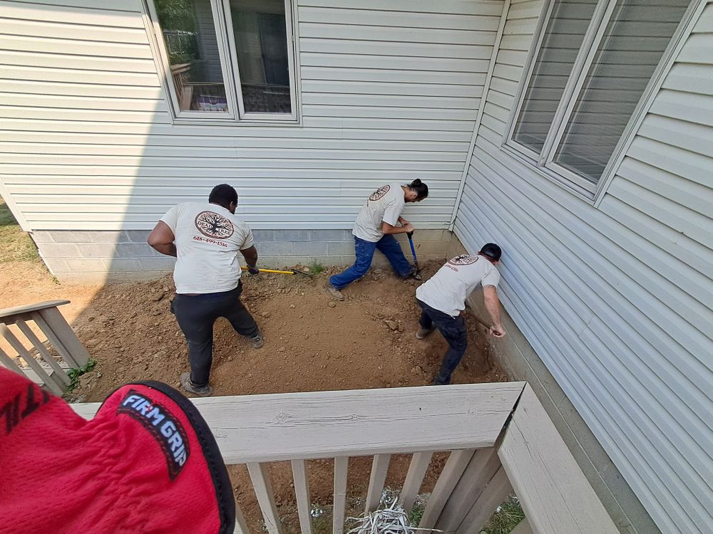 Concrete pad and Grill Hut for Dead Tree General Contracting in Carbondale, Illinois