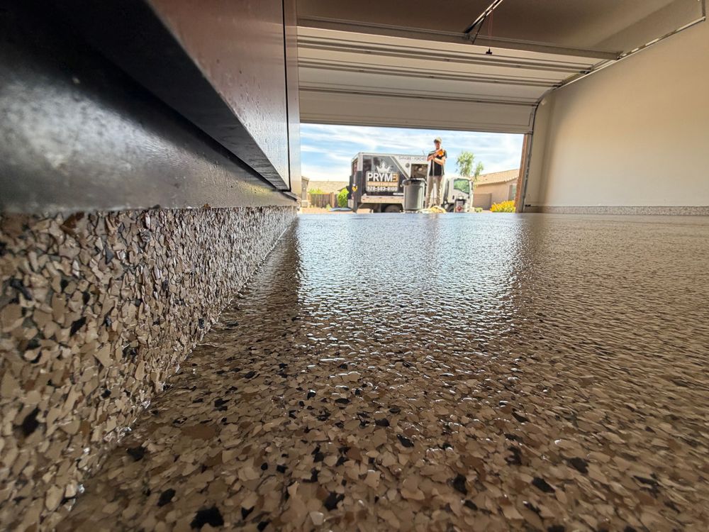 Polyaspartic & Epoxy Garages for PRYME EPOXY LLC in Mayer, AZ