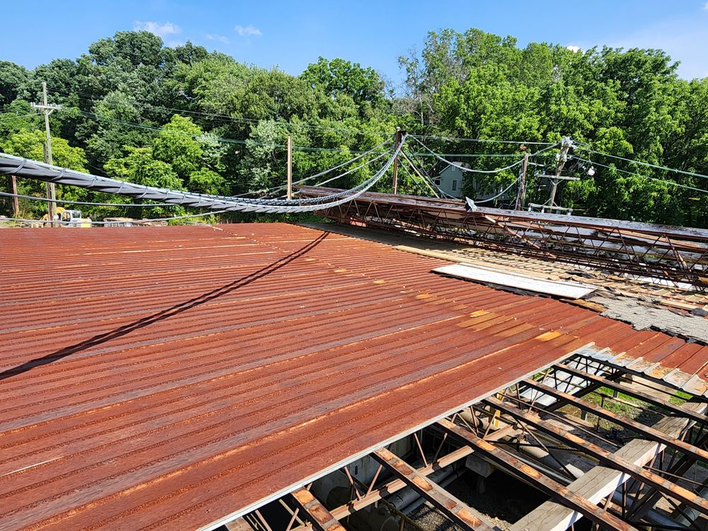 Industrial Plant Dock Roof Replacement for Merl's Construction LLC in Statesville, NC