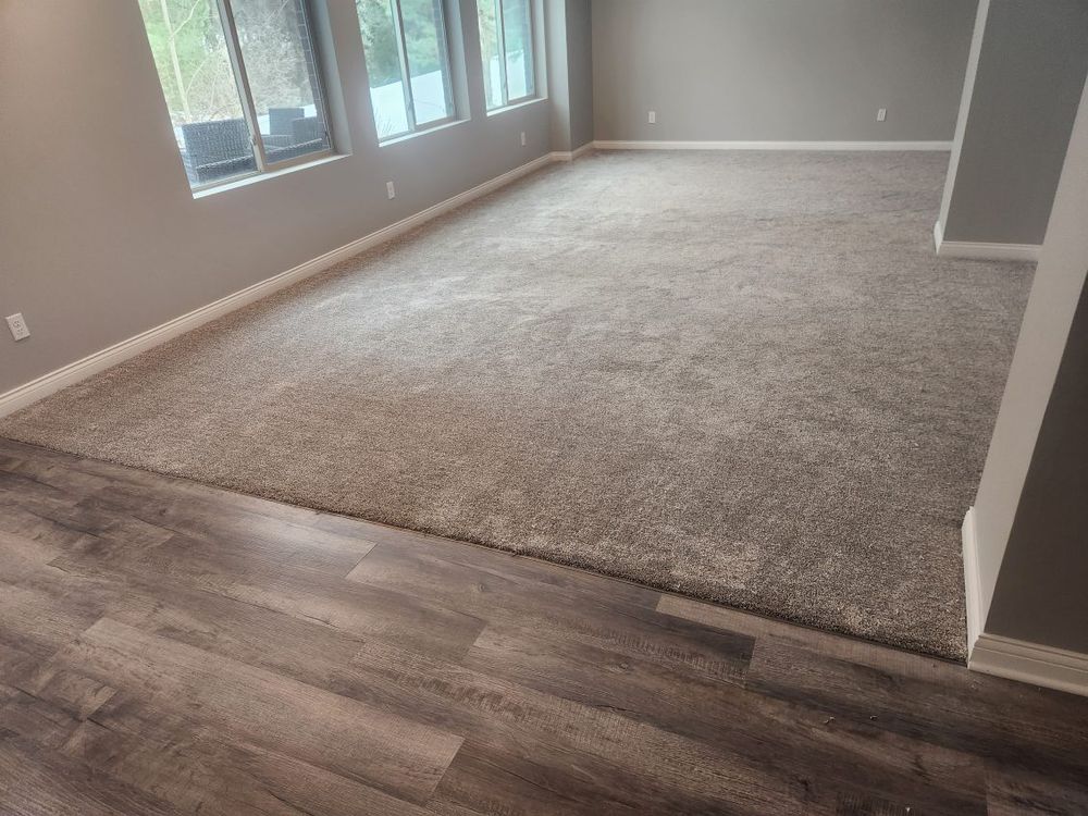 Vinyl flooring installations for Cut a Rug Flooring Installation in Lake Orion, MI