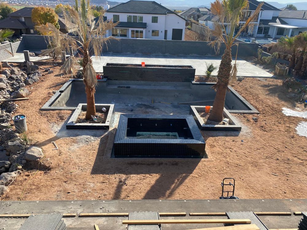 Pool Tile for Gladiator Construction in St. George, UT