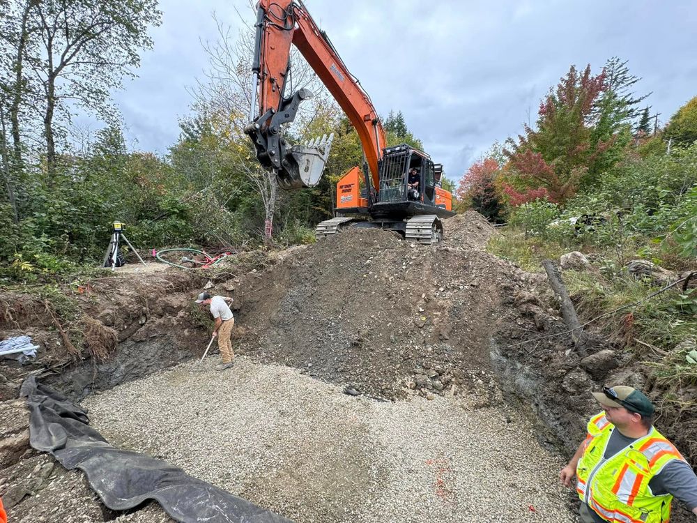Excavation for Gardner Road Company in Winn, ME