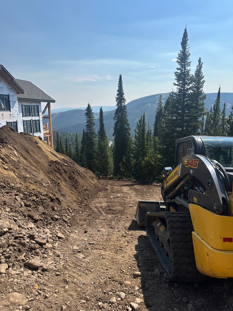 Dirt Work for R&H Homes in Bozeman, MT