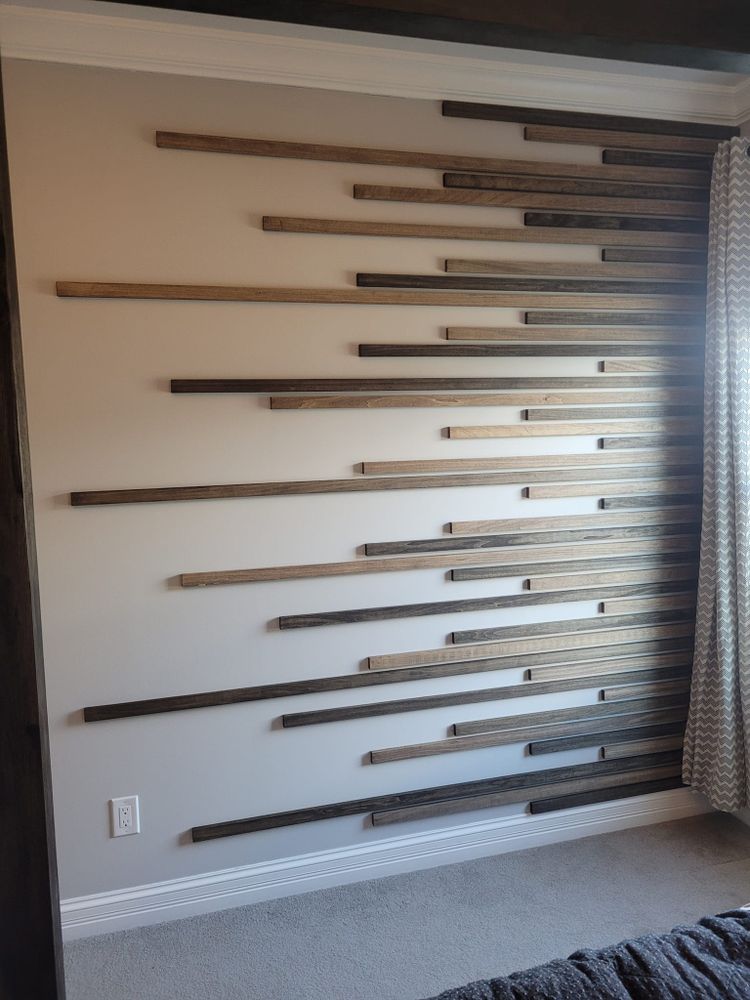 Transform your home with our custom wall designs, tailored to reflect your unique style and personality. Enhance every room with expert craftsmanship and personalized touches for a stunning visual impact. for The Handy Hubby LLC in Fishers, IN