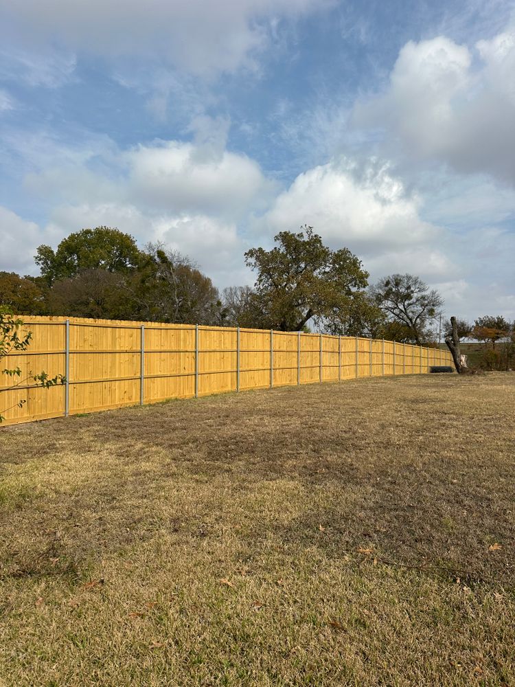 Enhance your home's privacy and security with our expert fencing services. We provide durable, aesthetically pleasing solutions that perfectly complement your outdoor spaces, combining functionality with elegant design to meet all homeowner needs. for Timberline Deck and Patio L.L.C. in Waco, TX