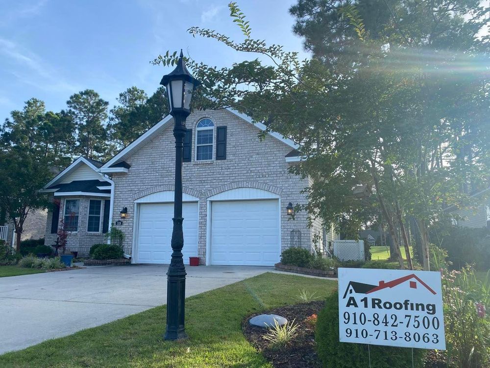 Roofing Installation for A1 Roofing in Supply, NC