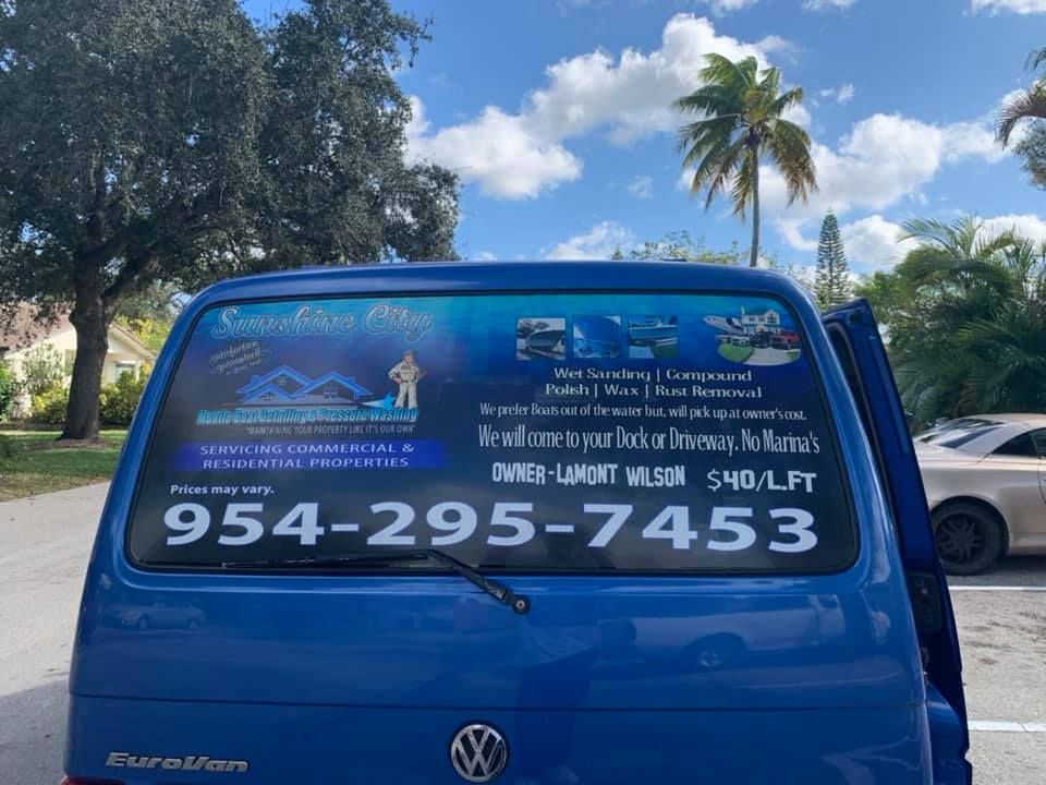 Sunshine City Mobile Boat Detailing & Pressure Washing team in Fort Lauderdale, Florida - people or person