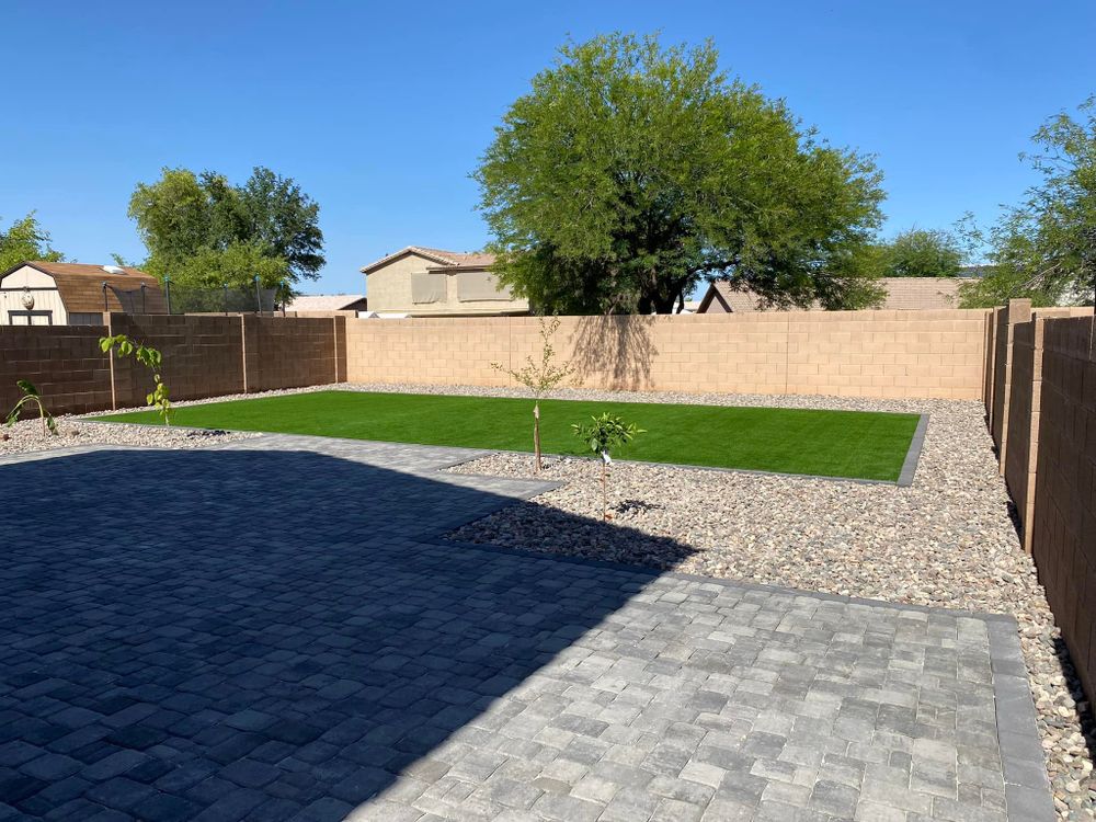 Residential Artificial Turf Installation for Kanelo's Hardscape and Landscape Services in Buckeye, AZ