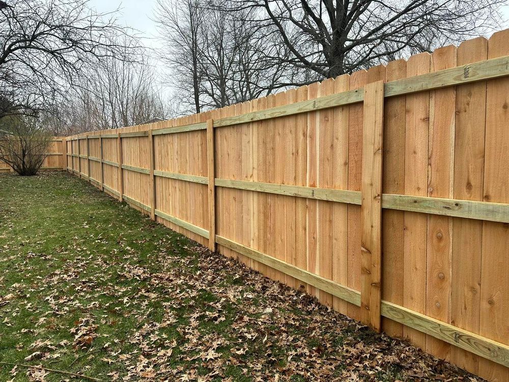 Fence Installation for Illinois Fence & outdoor co. in Kewanee, Illinois