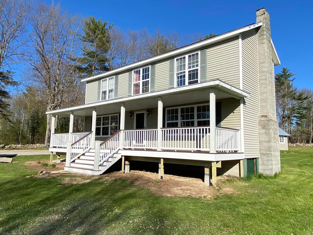 Deck Installation for Eagle Services LLC in Casco, ME