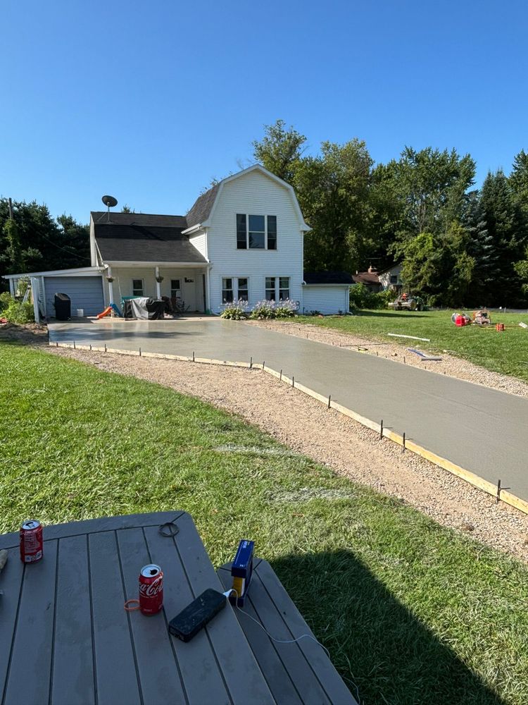 Our concrete services provide durable, expertly crafted solutions for your home's needs, including driveways, patios, and foundations. Trust our skilled team to enhance your property's value with exceptional quality and precision. for Harold's Construction in Howell, MI