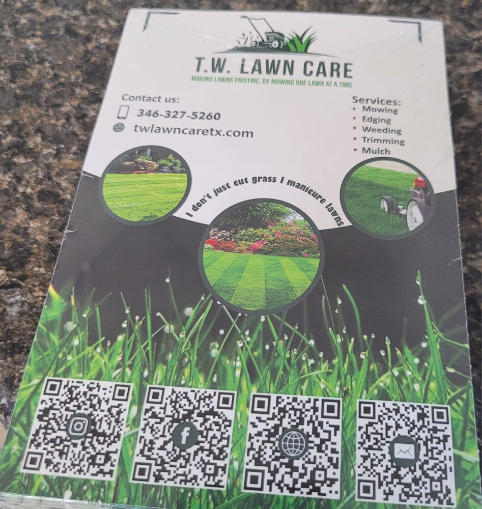 Fall Clean Up for T.W. Lawn Care in Pearland, TX