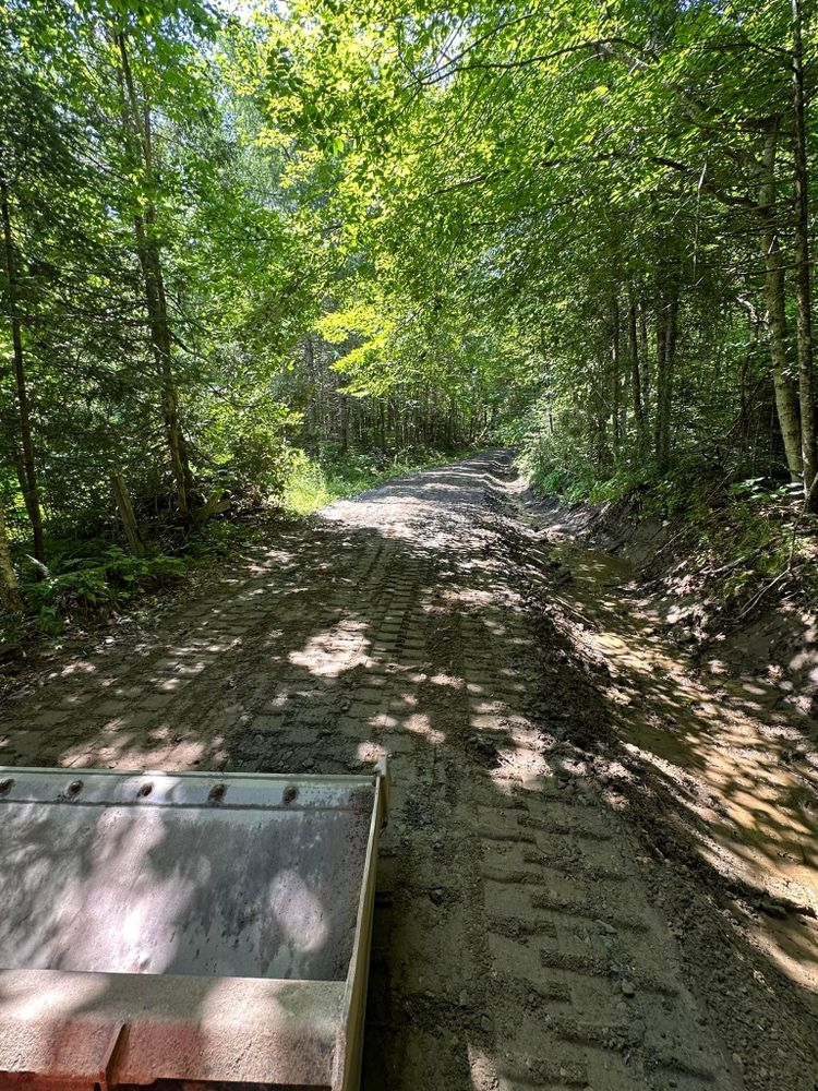 Excavating & Grading for Nick's Landscaping & Firewood in Sutton , VT