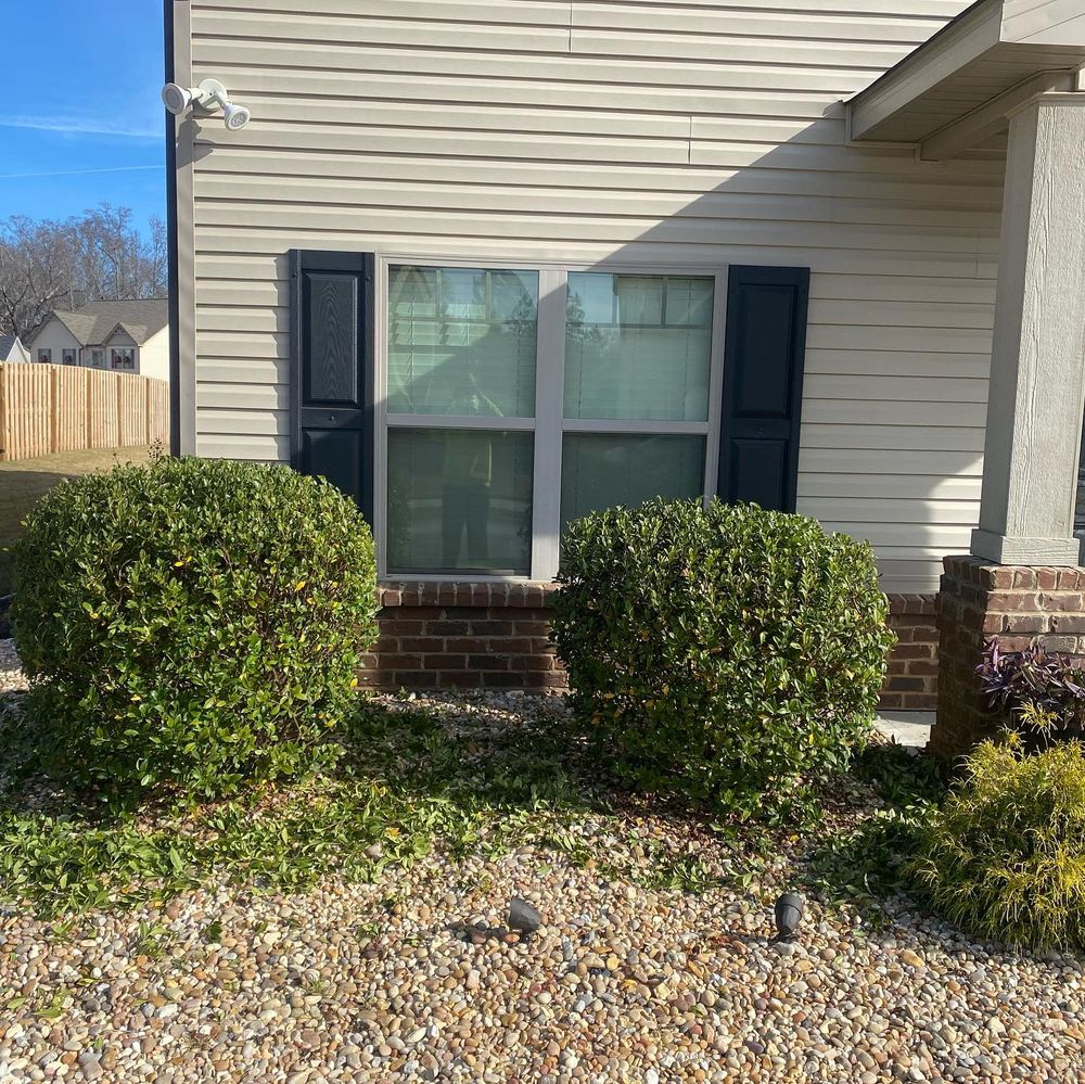 Landscaping for JIF Concrete Services in Greenville, SC