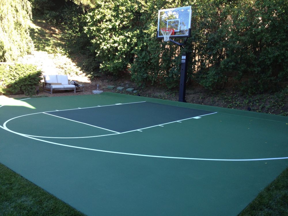 Enhance your home's recreational space with our Sport Court Painting service, perfectly complementing our expert interior painting. We ensure vibrant, durable surfaces for fun and fitness right in your home environment. for Curb Painting 817 in Hurst, TX