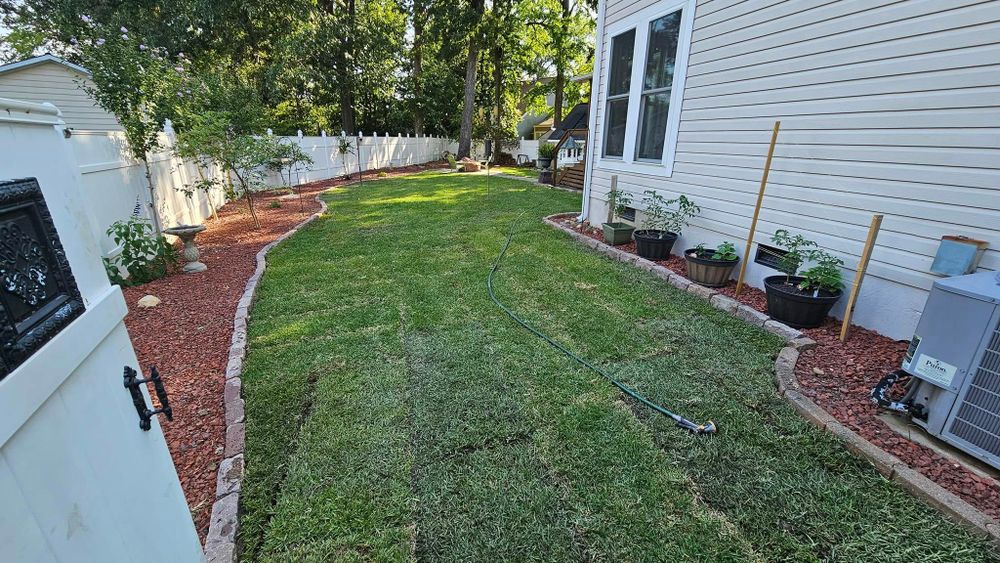 Our Turf Maintenance & Repairs service ensures your lawn stays lush and healthy with expert care, including mowing, fertilization, aeration, and repairs to keep your outdoor space vibrant year-round. for The Grand Design in Raleigh, NC