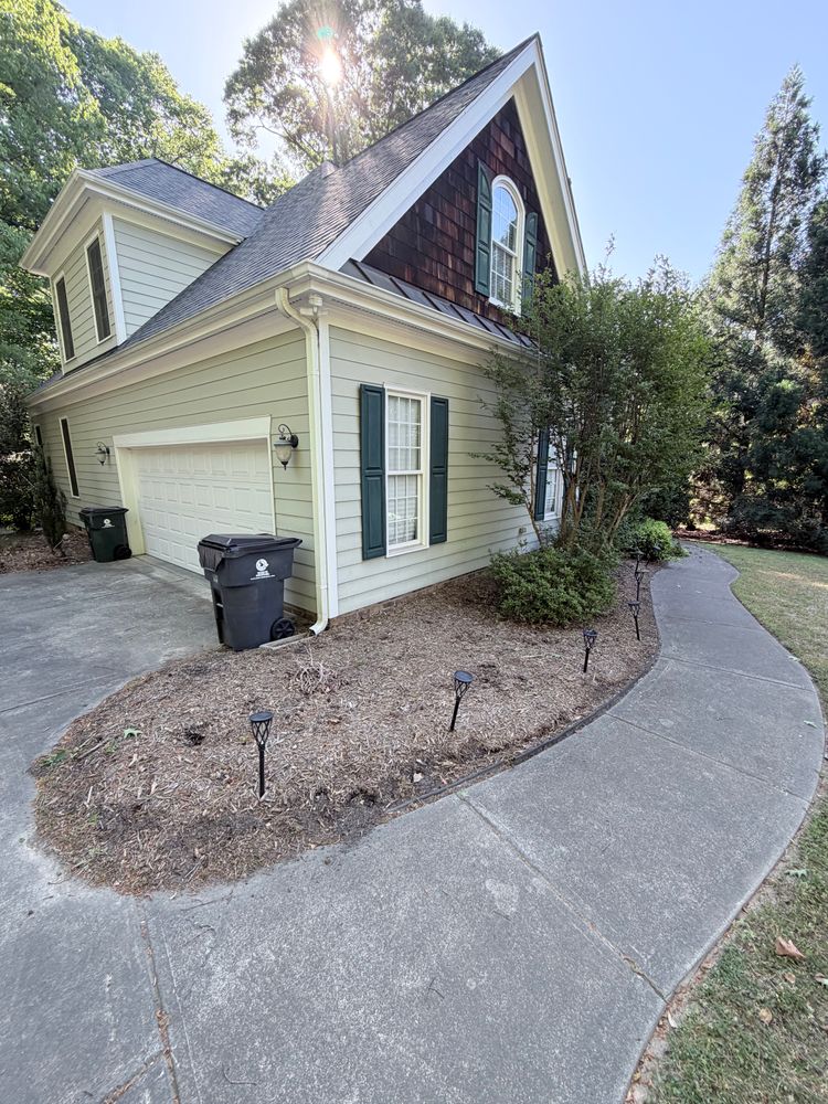 Before and After for Wake & Franklin Grounds Maintenance in Raleigh, NC