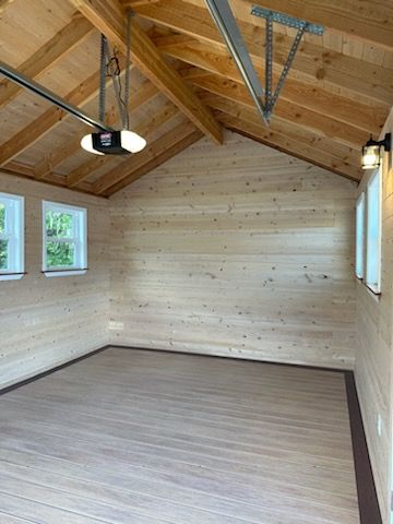 Boat house for The Baskins Sawmill in Port Angeles,  WA