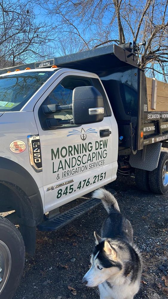 Landscaping for Morning Dew Landscaping and Irrigation Services in  Marlboro, NY