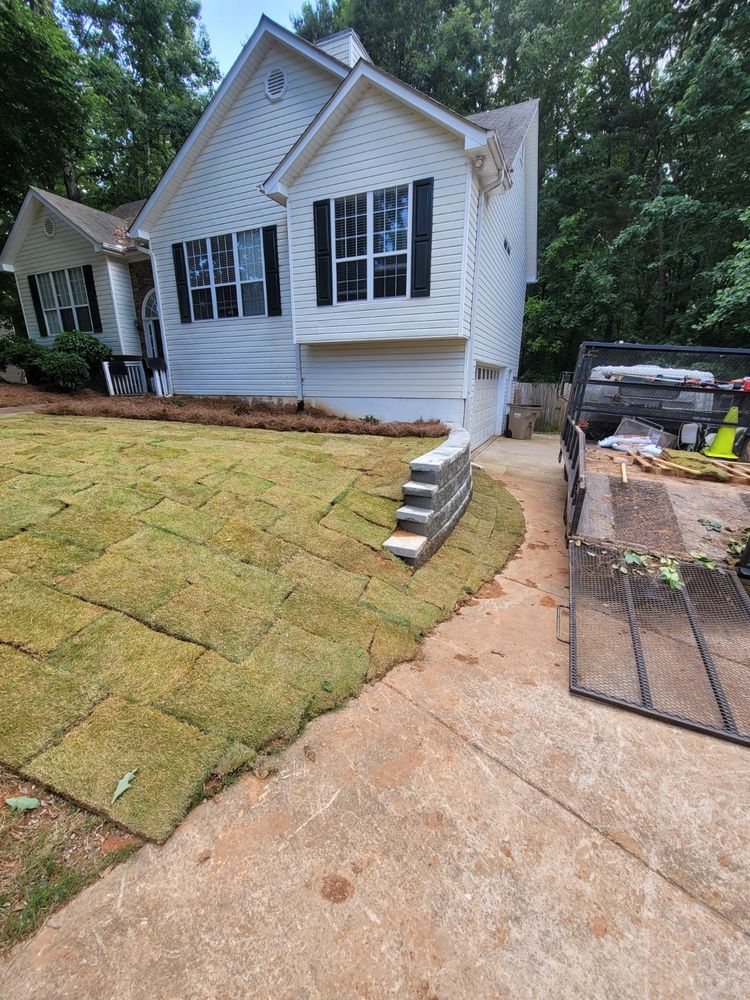 Retaining walls for Georgia Pro Scapes in Cumming, Georgia