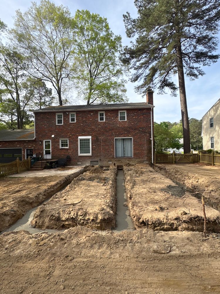 Our excavation service prepares your property for construction by removing soil, rock, and debris efficiently. We create safe, stable foundations for driveways, drainage systems, utilities, and new landscaping projects. for C.M. Grading in Goochland, VA